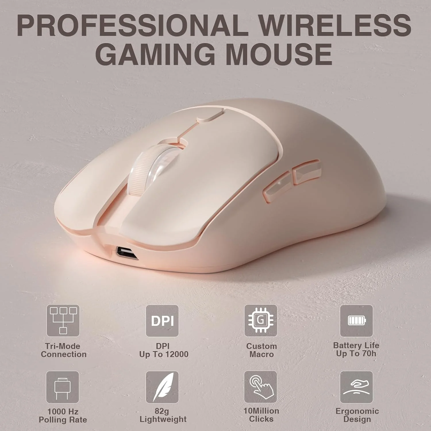 Tablet Pc Accessories - AULA SC580X Tri-mode draadloze gamingmuis 12000