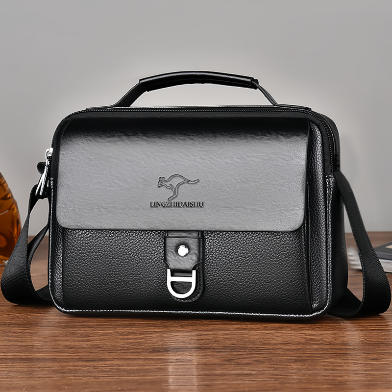 Tablet Shoulder Bag - Duurzame, slijtvaste tweekleurige laptoptas met modieus