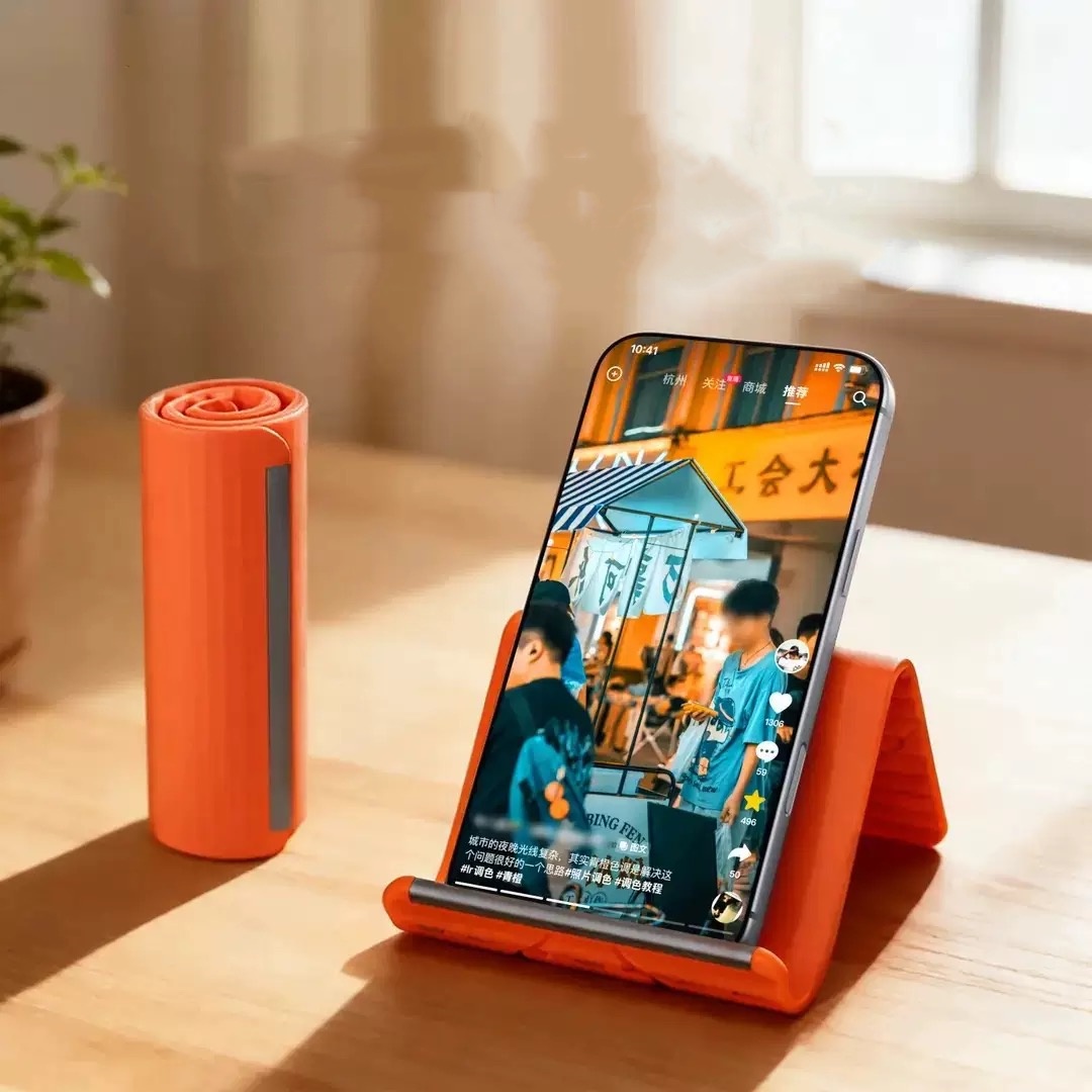 Useful Tablet Accessories - Luie draagbare telefoonstandaard Siliconen desktop-tabletlaptophouder Creatieve