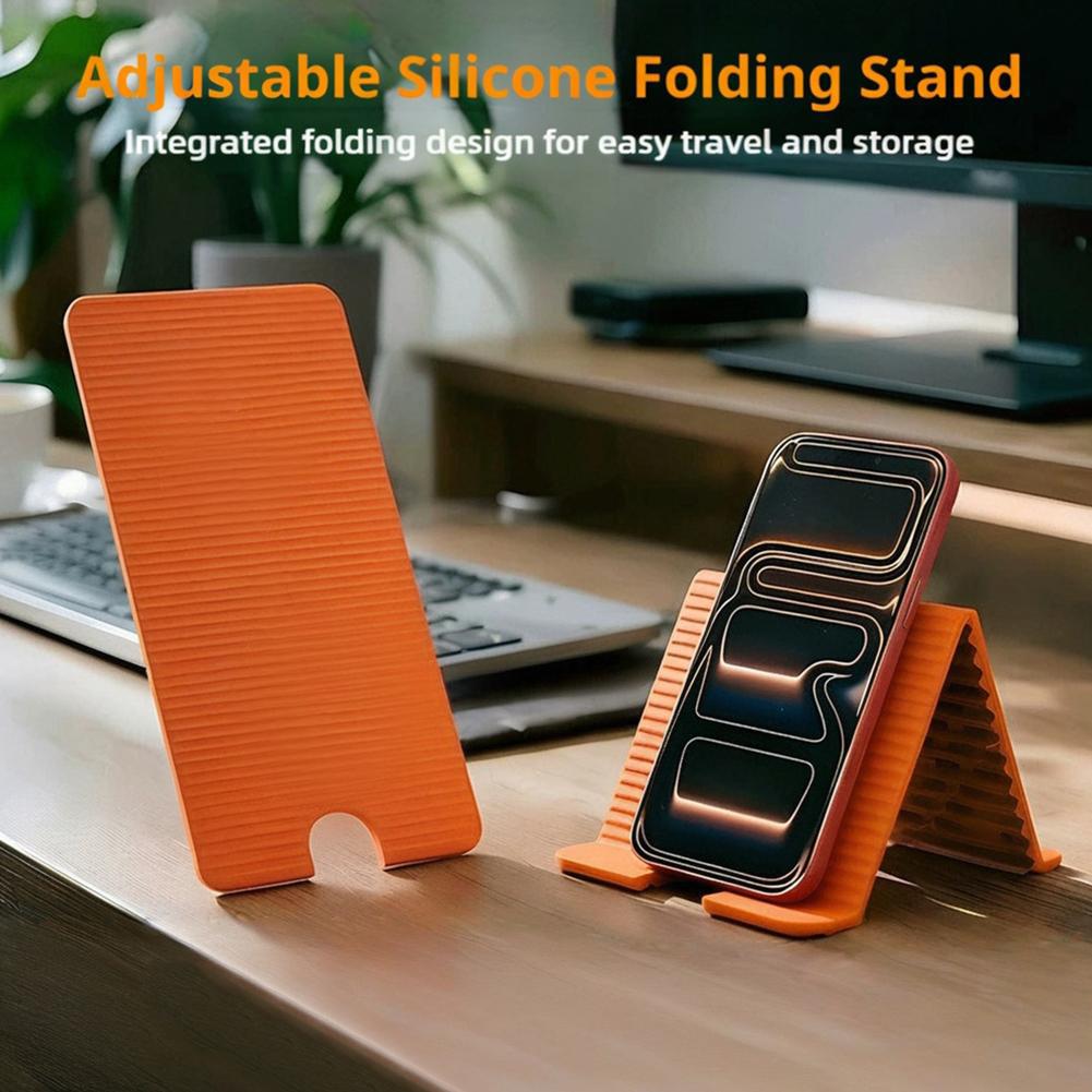 Useful Tablet Accessories - Flexibele opvouwbare siliconen telefoonhouder voor iPhone,