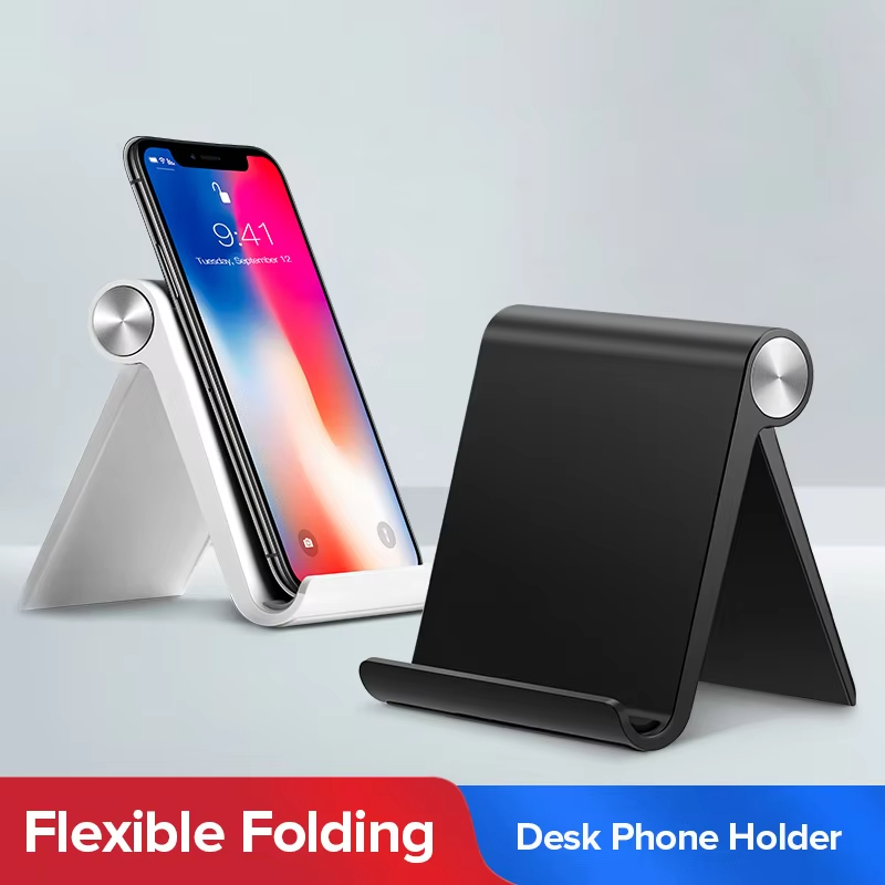 Useful Tablet Accessories - Universele opvouwbare bureautelefoonhouder, draagbare verstelbare desktop