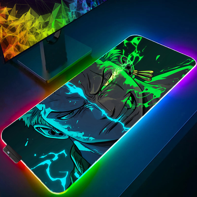 Tablet Accessories Keyboard - EEN STUK Zoro Muismat RGB Gaming