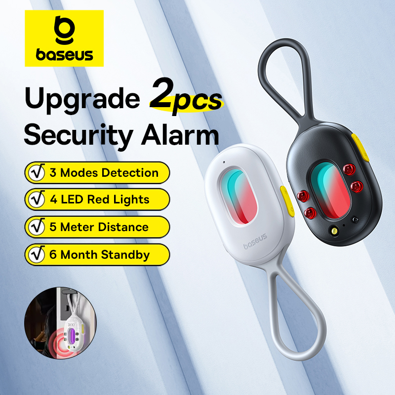 Accessories For Android Tablet - Baseus 2PCS Beveiligingsalarmdetector Upgrade Geluidsbeschermingssensor voor