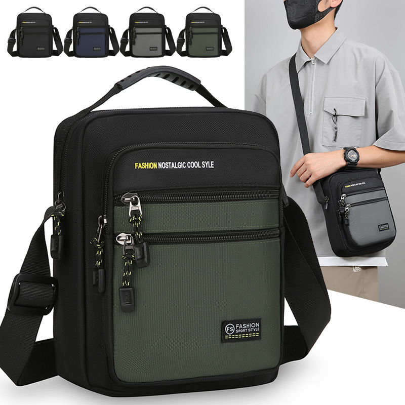 Tablet Shoulder Bag - Nieuwe mode Oxford heren crossbody tas