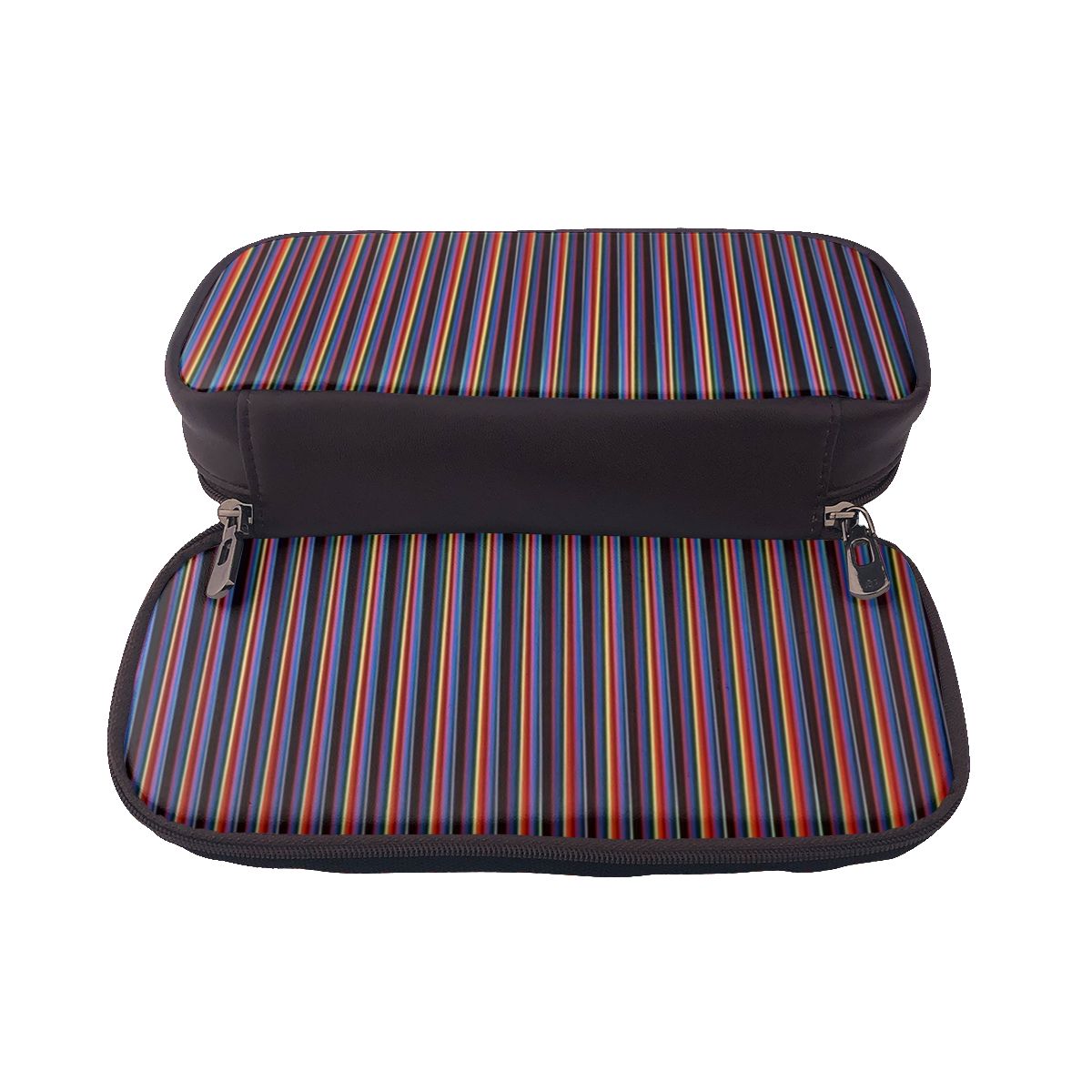 Case With Pencil Holder - Carlos Cruz Diez Leren etui voor