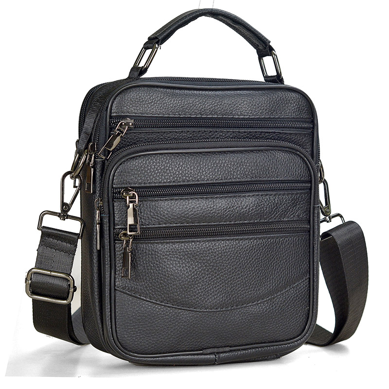 Tablet Shoulder Bag - Mode Mannen Echt Lederen Handtassen Kleine