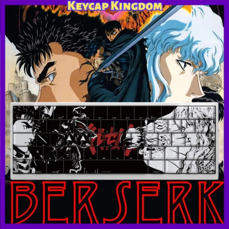 Tablet Accessories Keyboard - BERSERK Thema Anime Keycap 98 Key