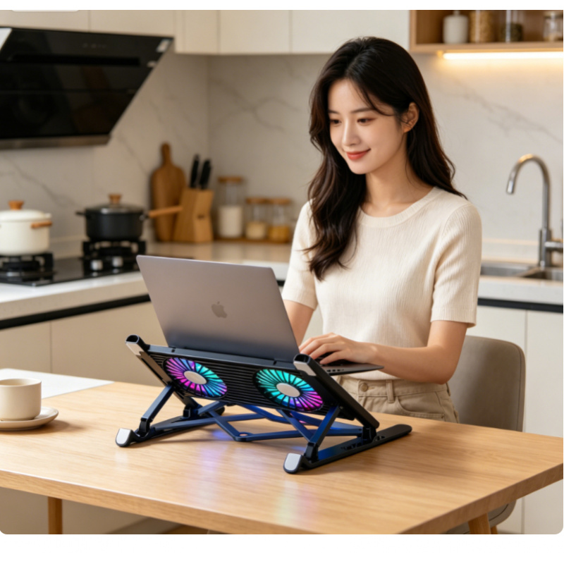 Cooling Stand Tablet - Nieuwe Laptop Koelstandaard Opvouwbare Laptop Koelpad