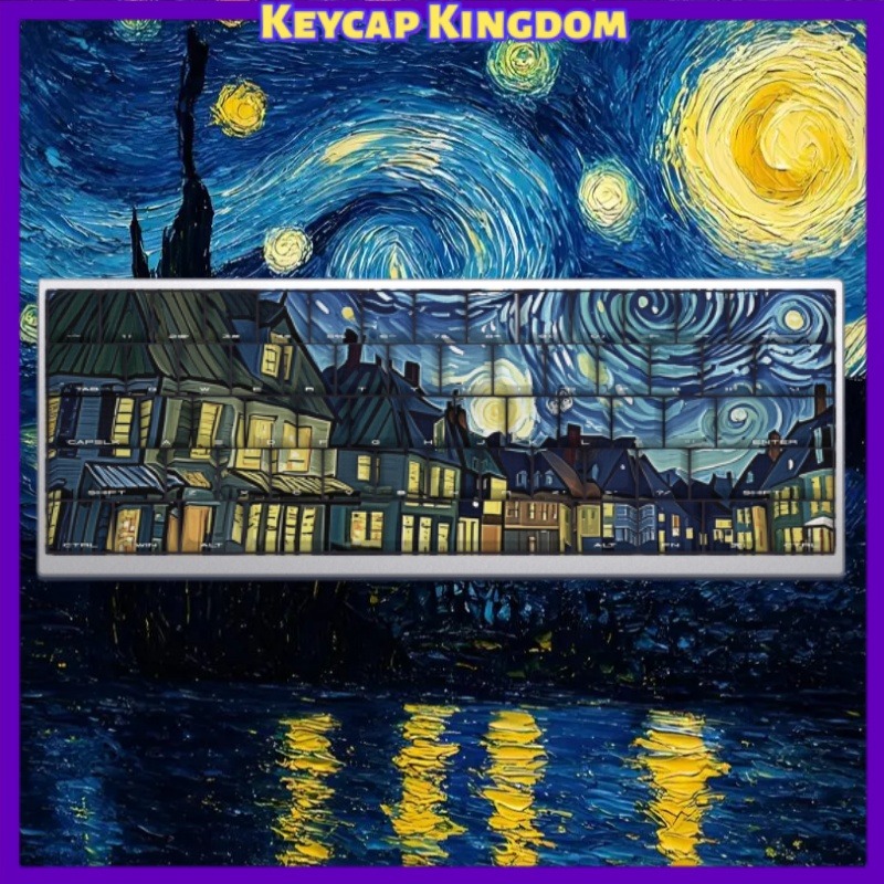 Van Gogh Starry Sky Thema Keyc - Tablet Accessories Keyboard recensie en prijs