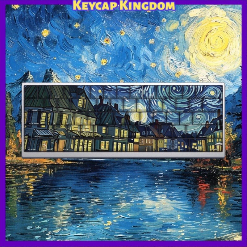 Van Gogh Starry Sky Thema Keyc - Tablet Accessories Keyboard recensie en prijs