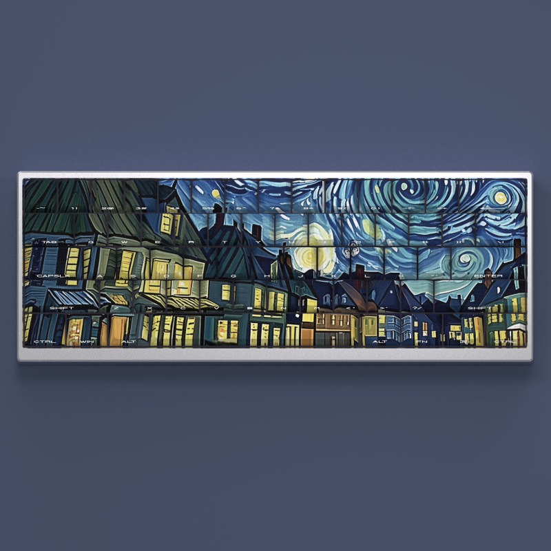 Van Gogh Starry Sky Thema Keyc - Tablet Accessories Keyboard recensie en prijs
