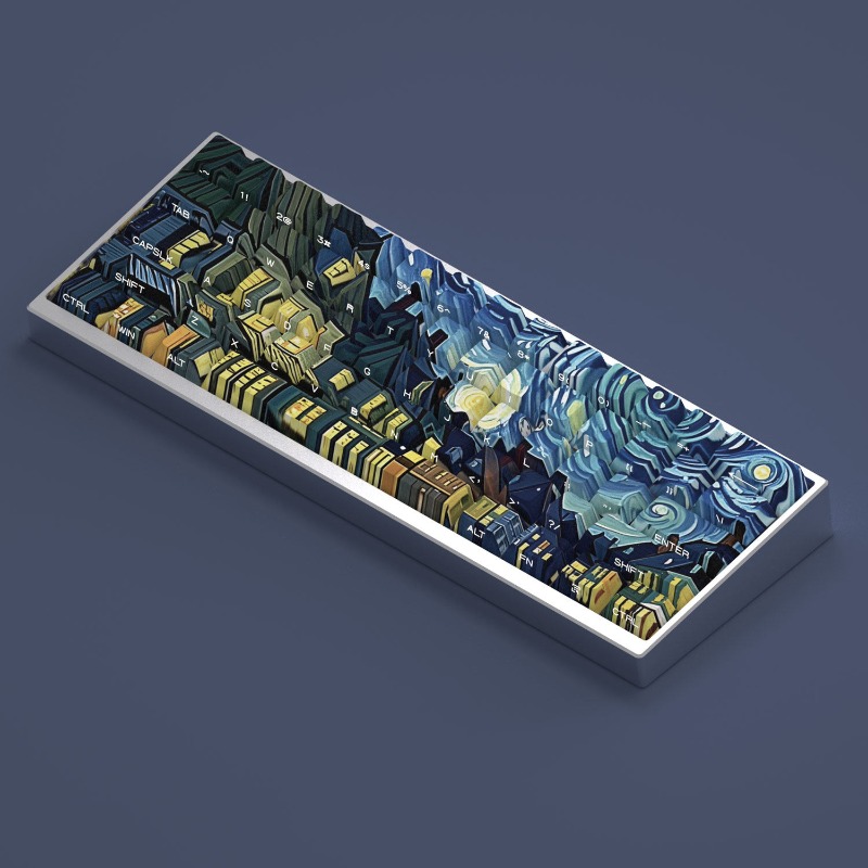 Van Gogh Starry Sky Thema Keyc - Tablet Accessories Keyboard recensie en prijs