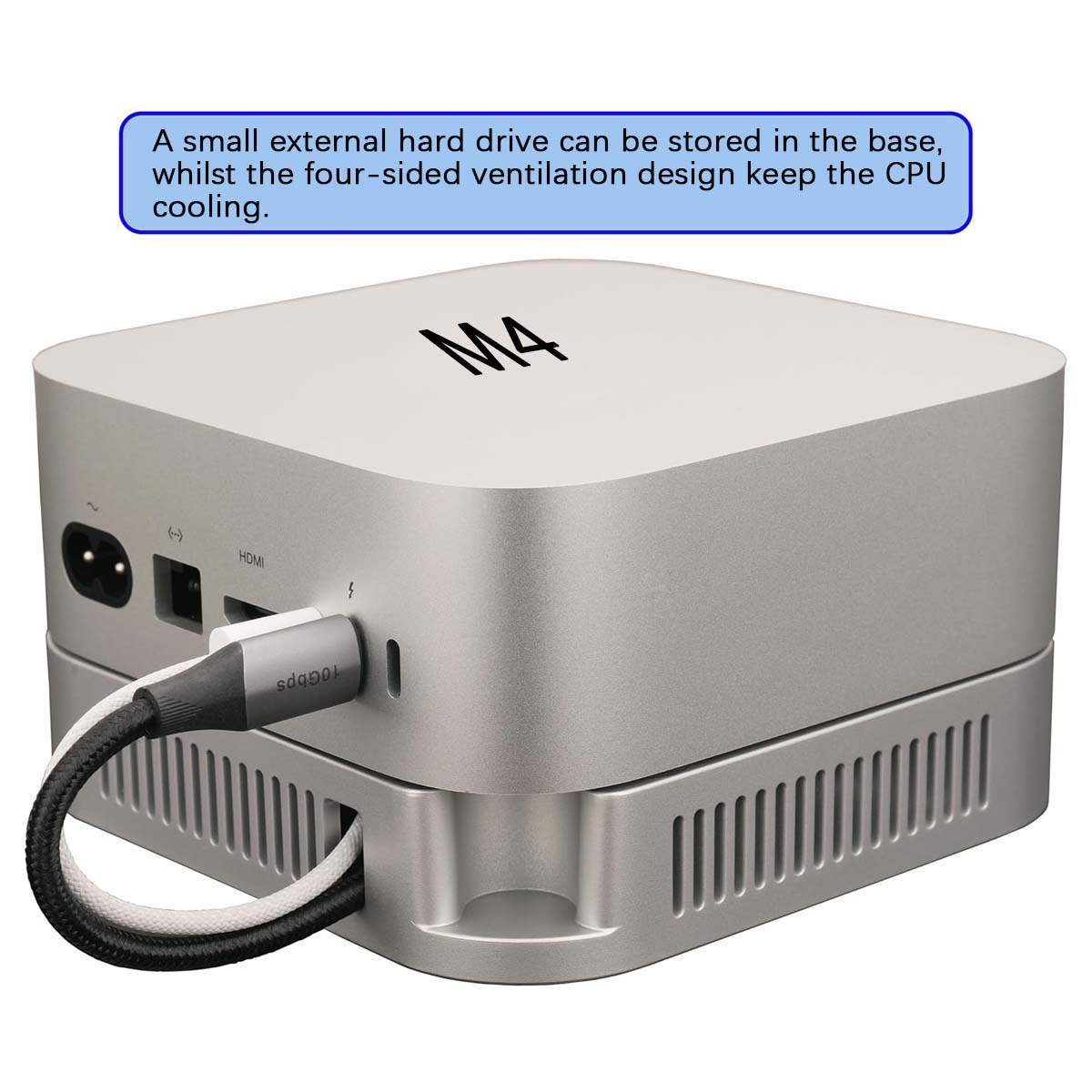 Standaard voor Mac Mini M4/M4  - Cooling Stand Tablet recensie en prijs