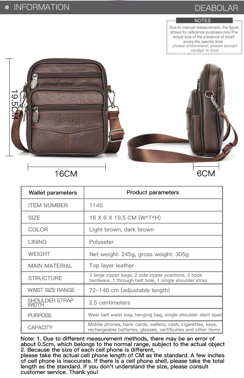 Nieuwe lederen crossbodytas vo - Tablet Shoulder Bag recensie en prijs