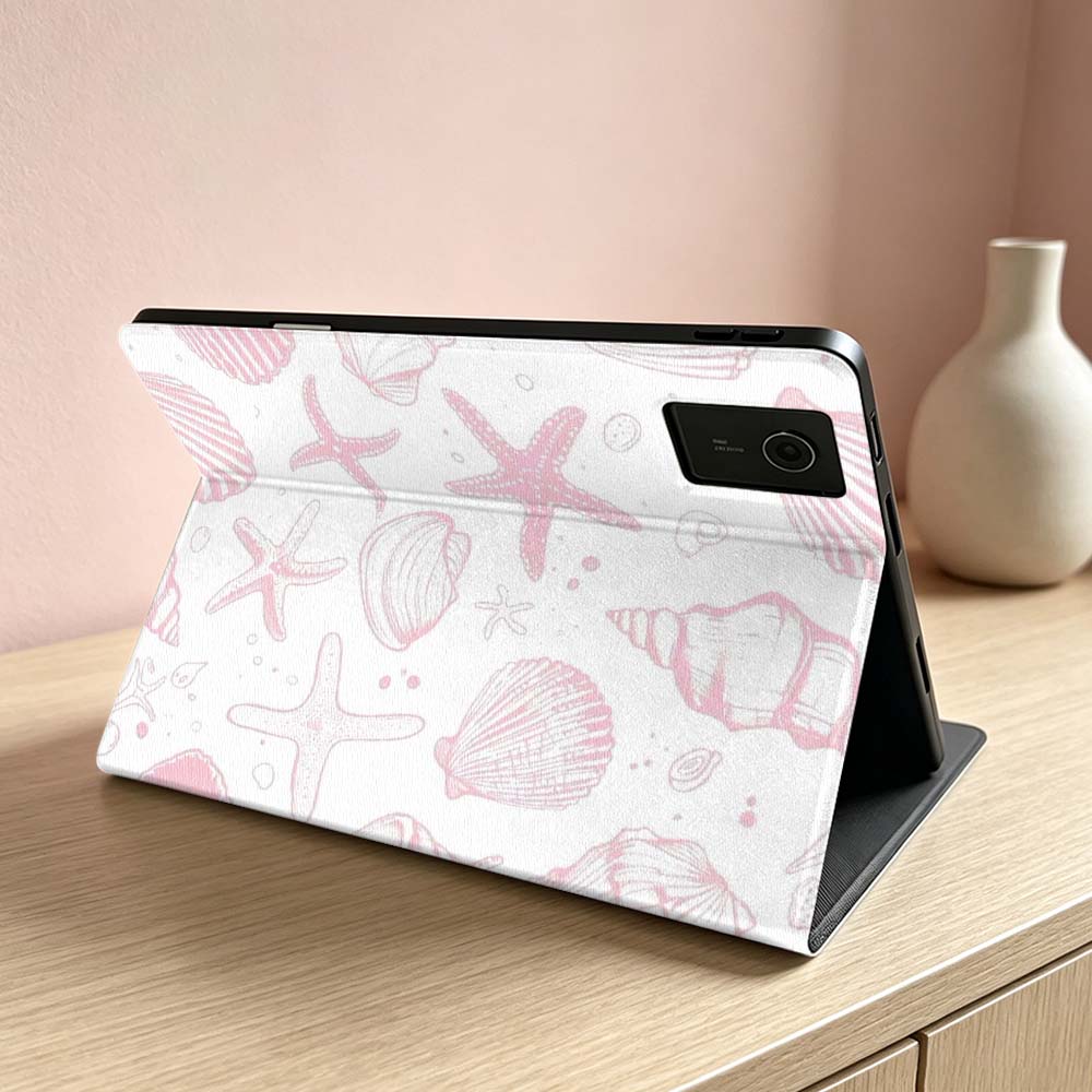 Roze zeester-schildpadpatroon  - Lenovo Tablet P12 Accessories recensie en prijs