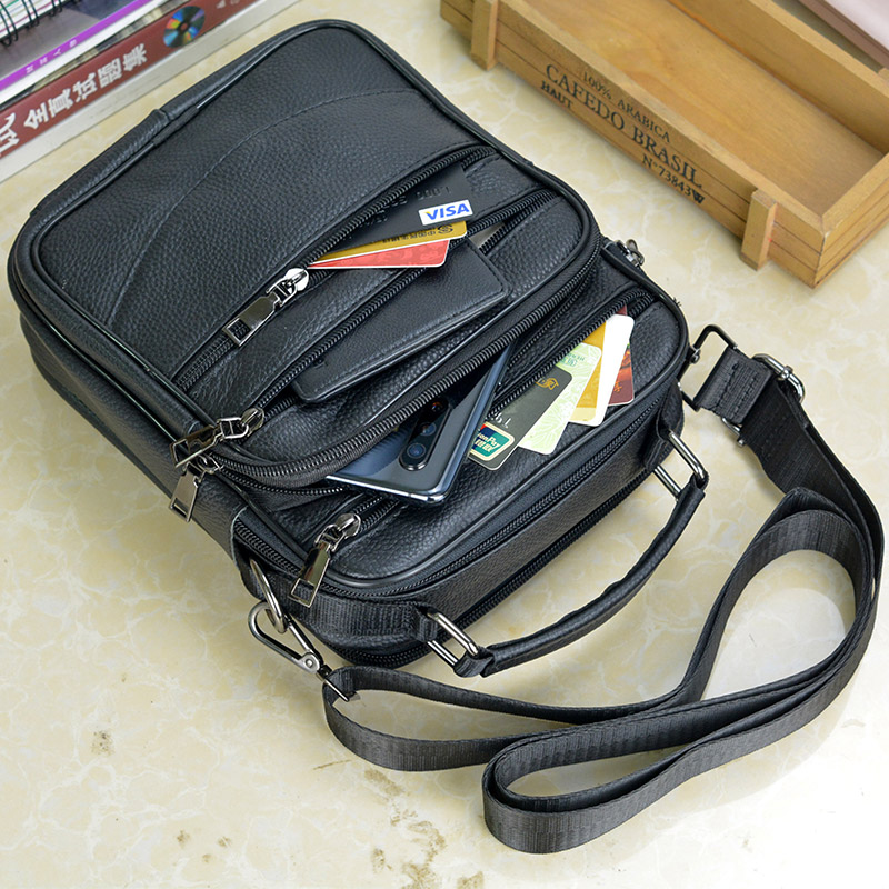 Mode Mannen Echt Lederen Handt - Tablet Shoulder Bag recensie en prijs
