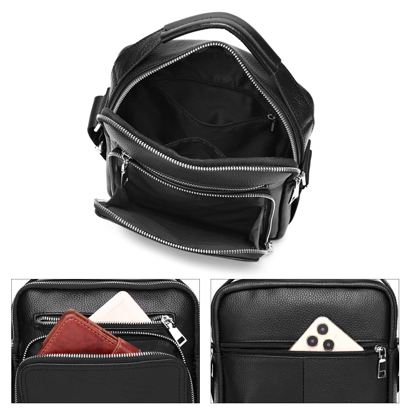 SCHLATUM Echt Leer Mannen Cros - Tablet Shoulder Bag recensie en prijs