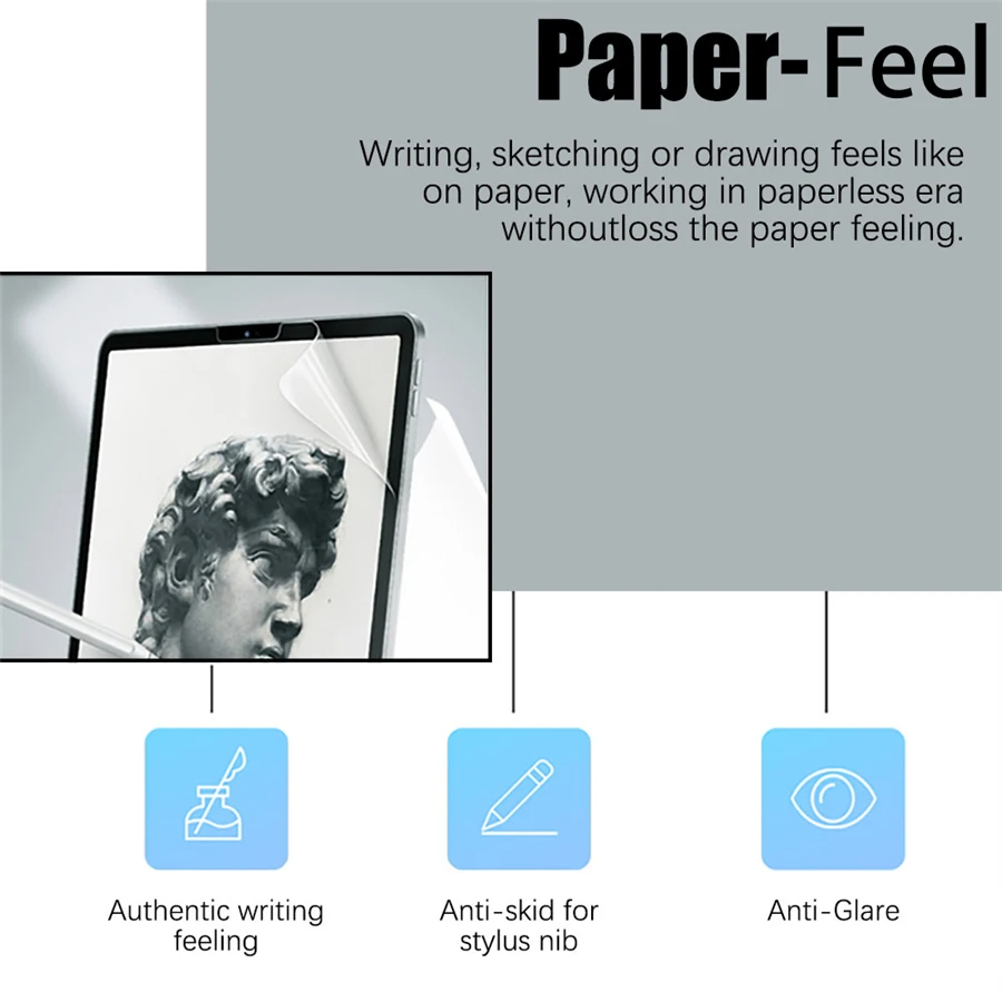 3 Stuks Papier Voel Zoals Scre - Lenovo Tablet P12 Accessories recensie en prijs