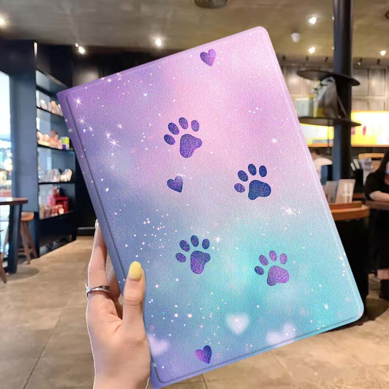 Cartoon Glitter Pootjes Afdruk - Lenovo Tablet P12 Accessories recensie en prijs