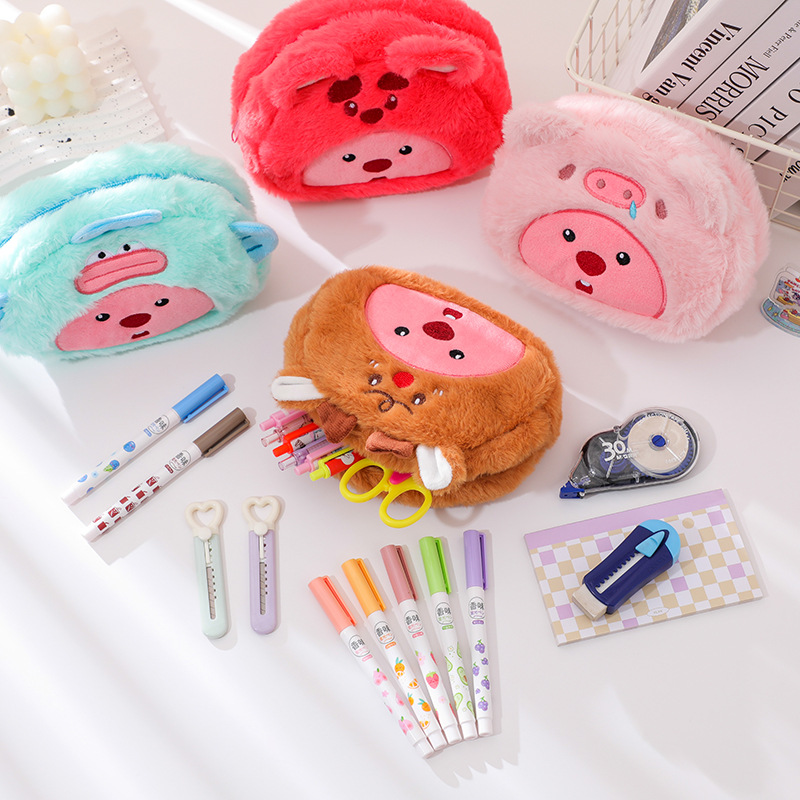 Cartoon pluche potloodtas Stud - Case With Pencil Holder recensie en prijs